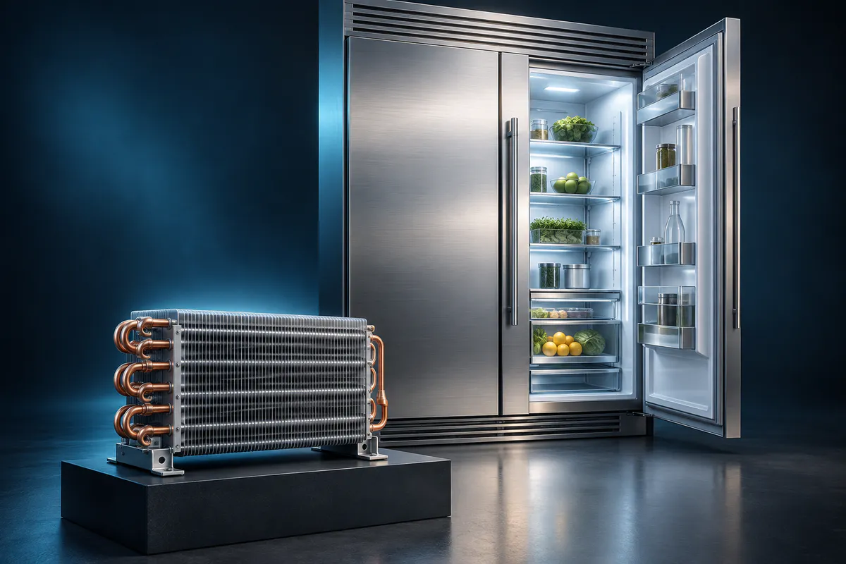 Illustrative built-in refrigerator and evaporator concept; not a photograph of an Epic Star job