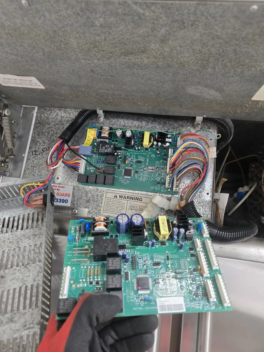 GE Monogram refrigerator control board replacement by Epic Star in Hollywood Hills, CA